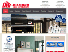 Tablet Screenshot of diamondhi.com